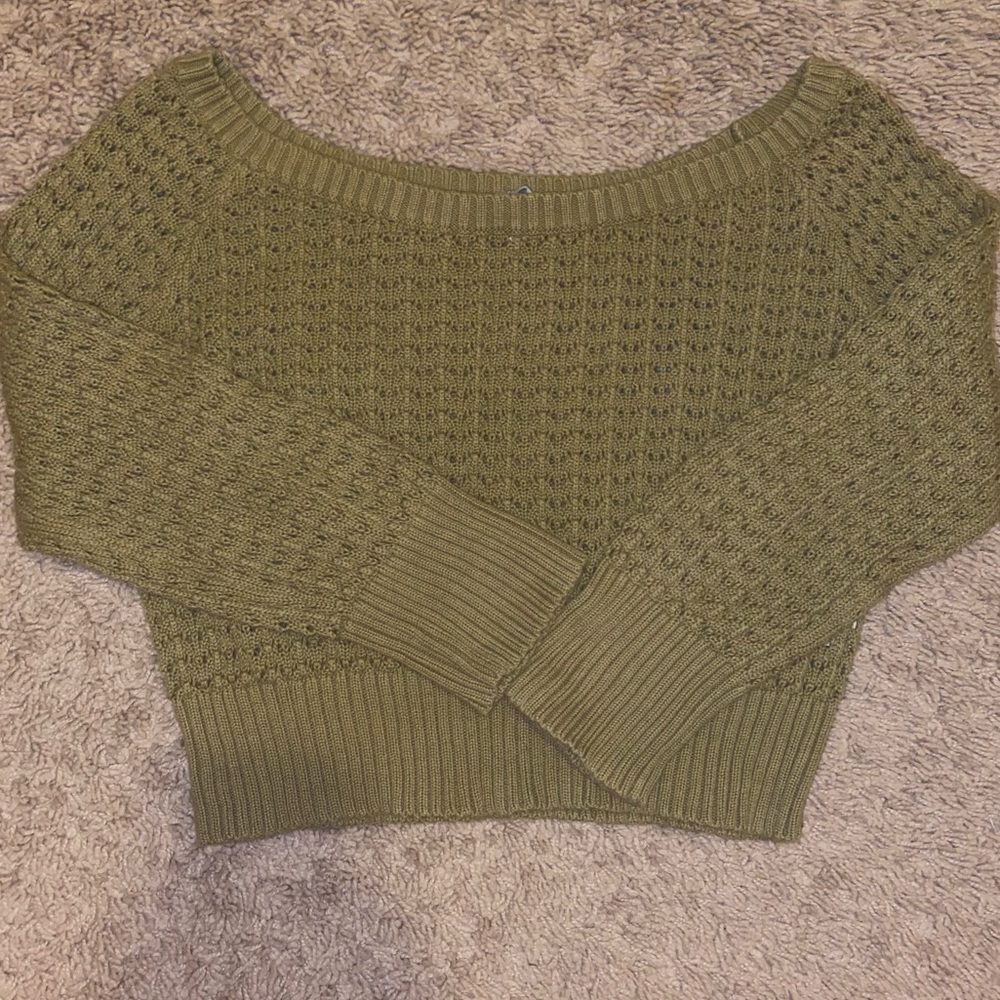 knitted mid long sleeve
